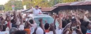 বাগানবাড়ি আইডিয়াল স্কুলের মাঠে তানভীর হুদা 